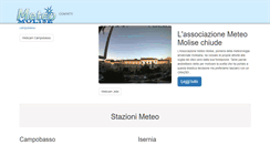 Desktop Screenshot of meteomolise.it
